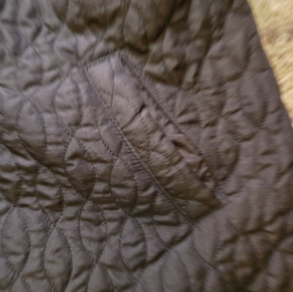Casual  Black Faux Fur & Quilted Reversible Zip Front Vest L - Picture 7 of 7